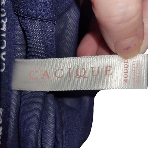 CACIQUE Bra blue with white stars - Picture 3 of 3